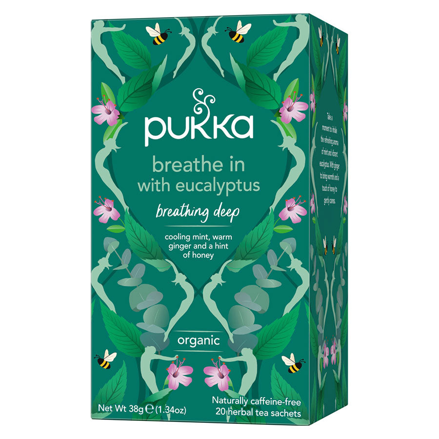 Pukka Breathe In Eucalyptus Organic Herbal Tea